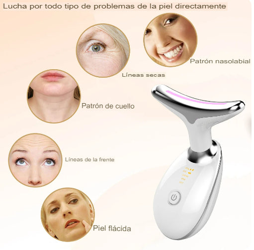 RejuveLift Supreme - Masajeador Facial Antiedad con 3 Luces LED - COMPRA 1 OBTÉN 2