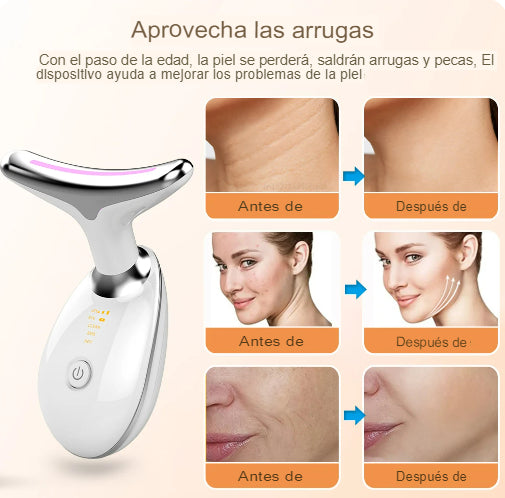 RejuveLift Supreme - Masajeador Facial Antiedad con 3 Luces LED - COMPRA 1 OBTÉN 2